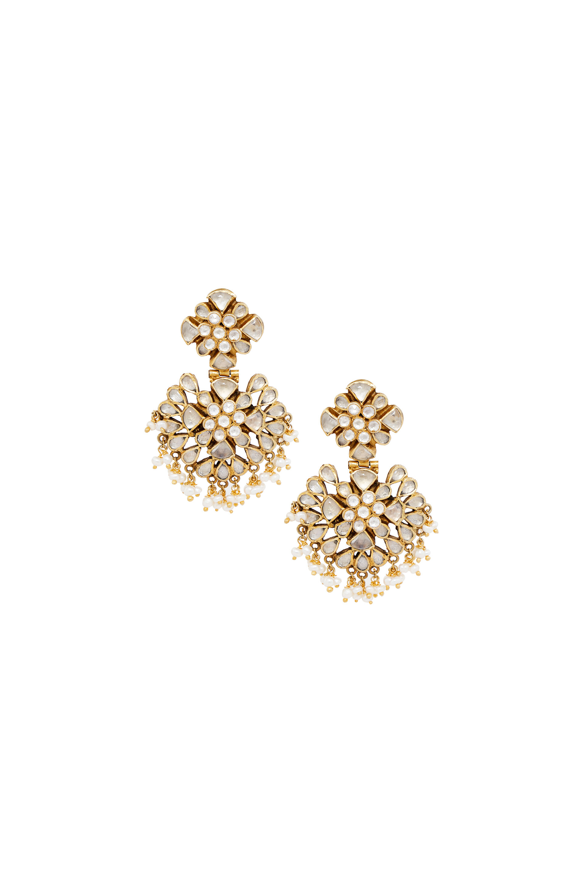 Buy Gold Plated Colorfull Meenakari Stone Earrings Online In India At  Discounted Prices